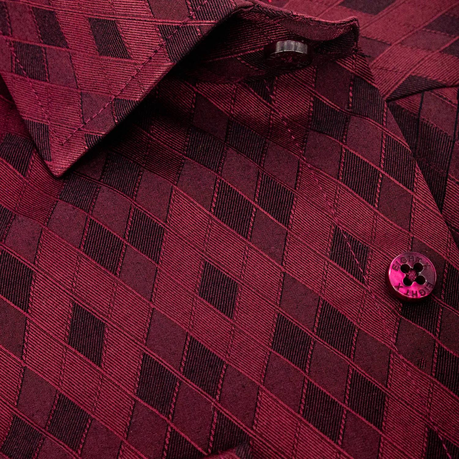 Eight X - Men's Argyle Jacquard Button Down Shirt