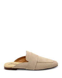 Free People Women's At Ease Loafer Mules in cafe - women's shoe - detail view