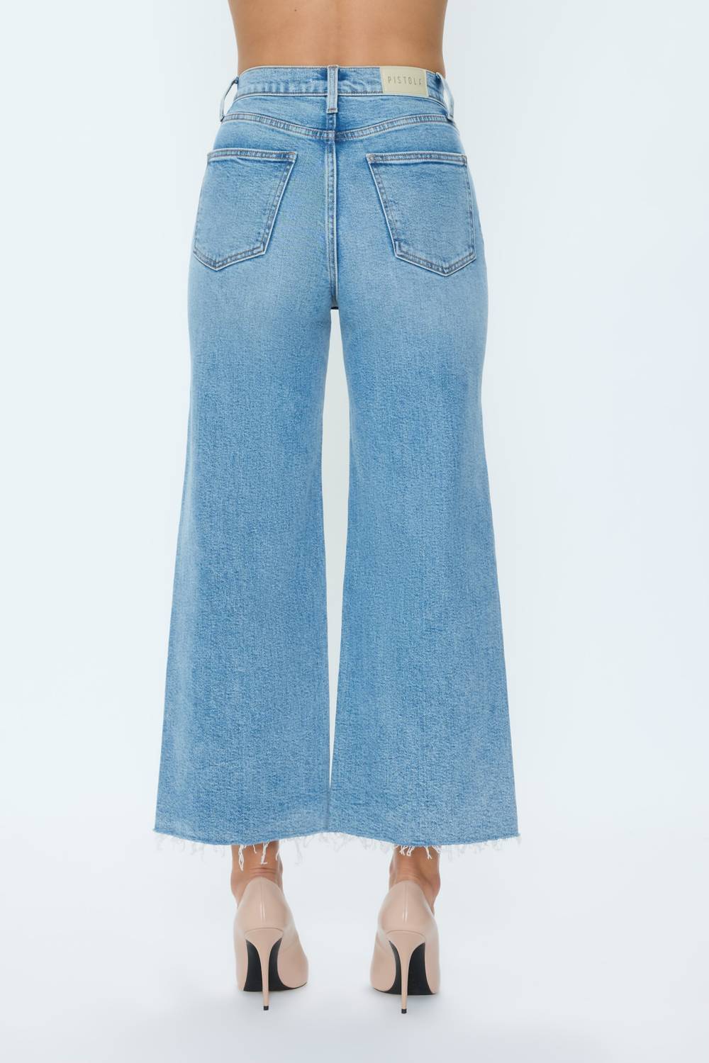 Pistola - Lana Crop High Rise Ultra Wide Leg Jeans