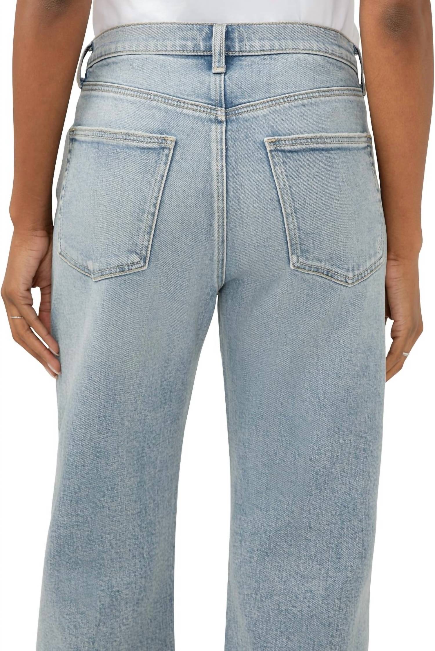 Silver Jeans Co 90s Relaxed Straight Leg Slouchy High Rise Jean in culture - women's jeans - view 5