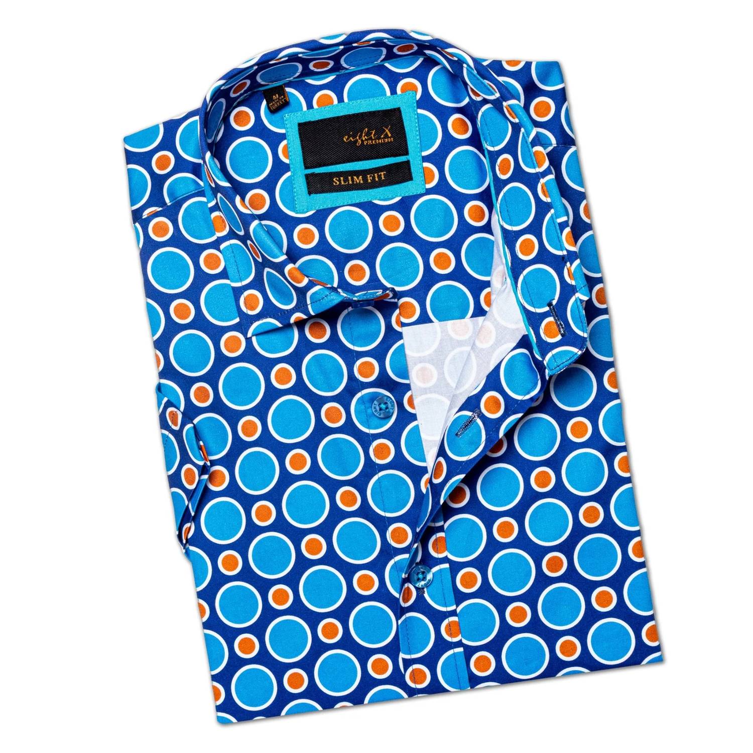 Eight X - Dippin Dots Short Sleeve Button Down Shirt