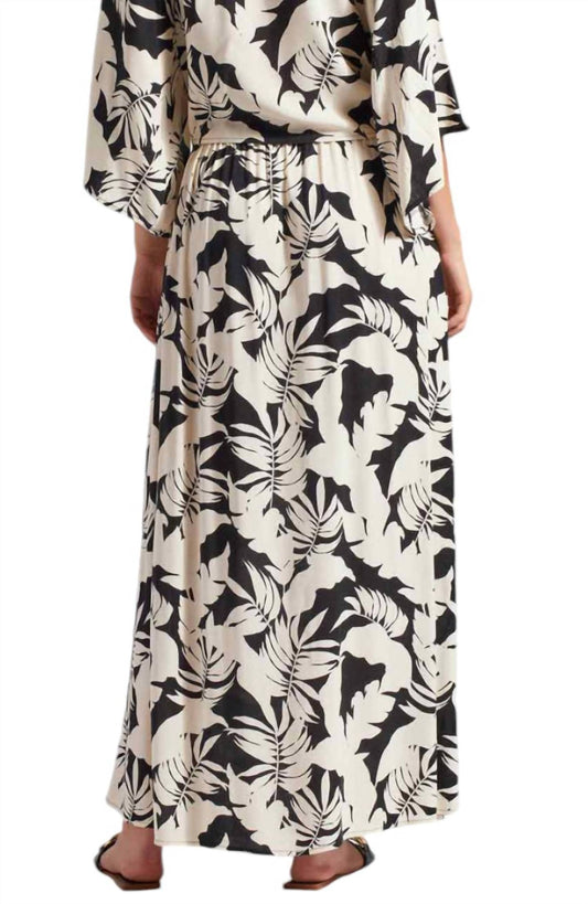 Tribal - Side Slit Maxi Skirt