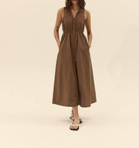 Deluc - Rubbens Poplin Sleeveless Maxi Dress