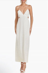 Sachin & Babi - Vivi Cutout Sequin Column Maxi Dress