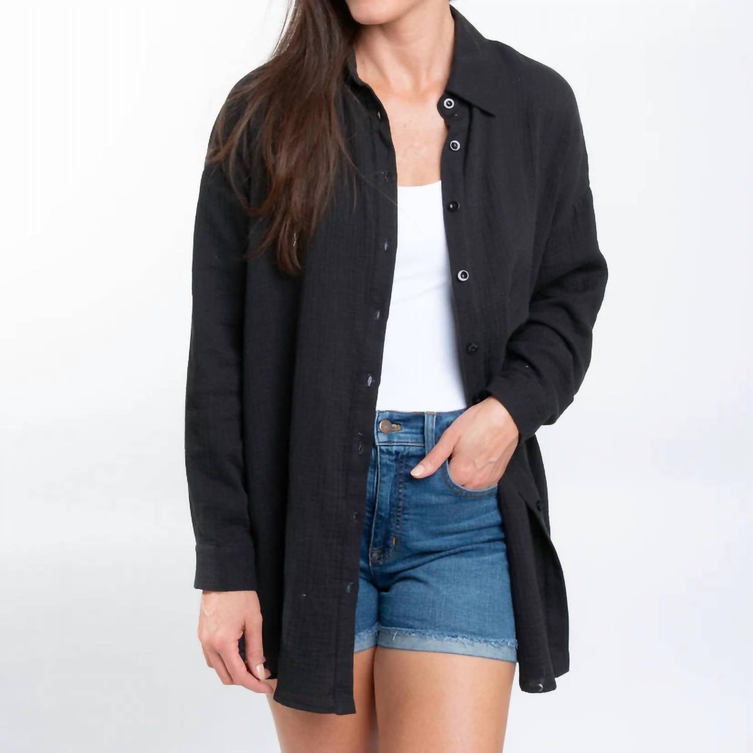 Elsie & Zoey - Aaliyah Gauze Button Up