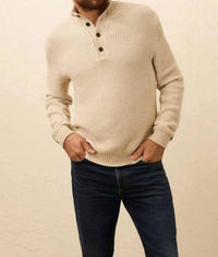 Faherty - Quarter Button Sweater