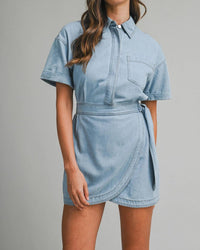 Mable - Ruby Shirt Dress