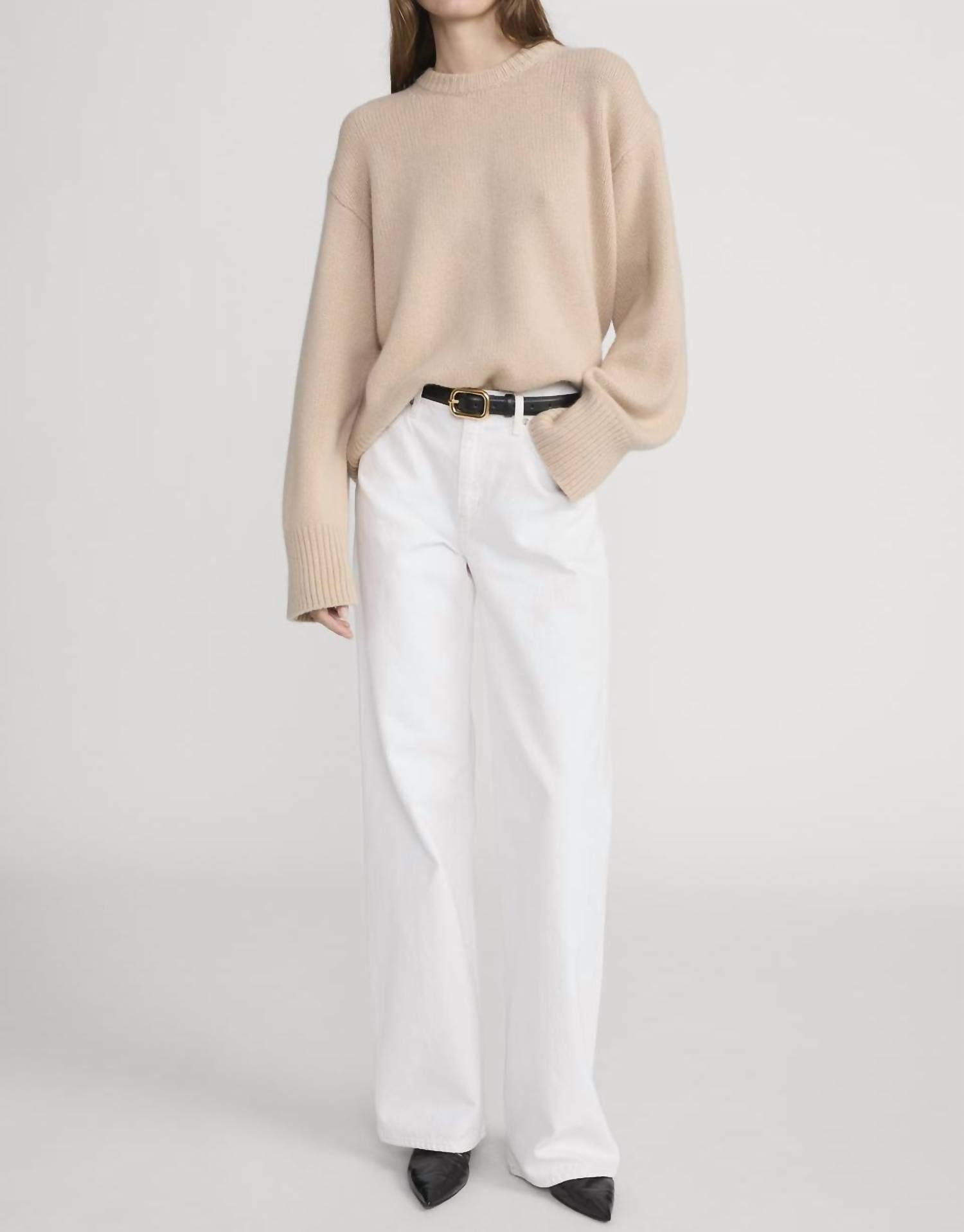 FRAME The Stroll Jean in au natural clean - women's jeans - view 4