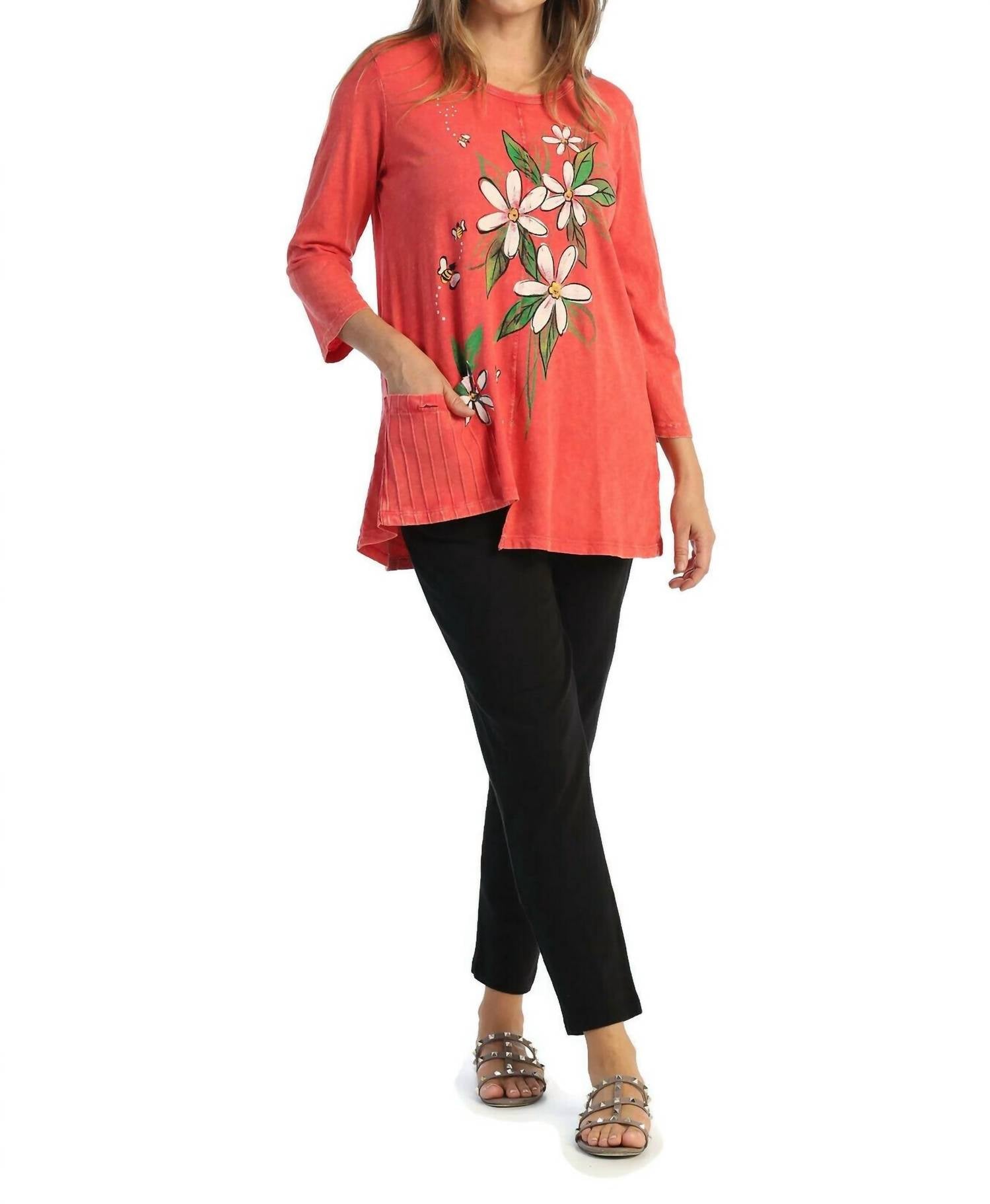 Jess & Jane - Bee Free Mineral Washed Top