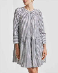 Bytimo - Seersucker Mini Shift Dress