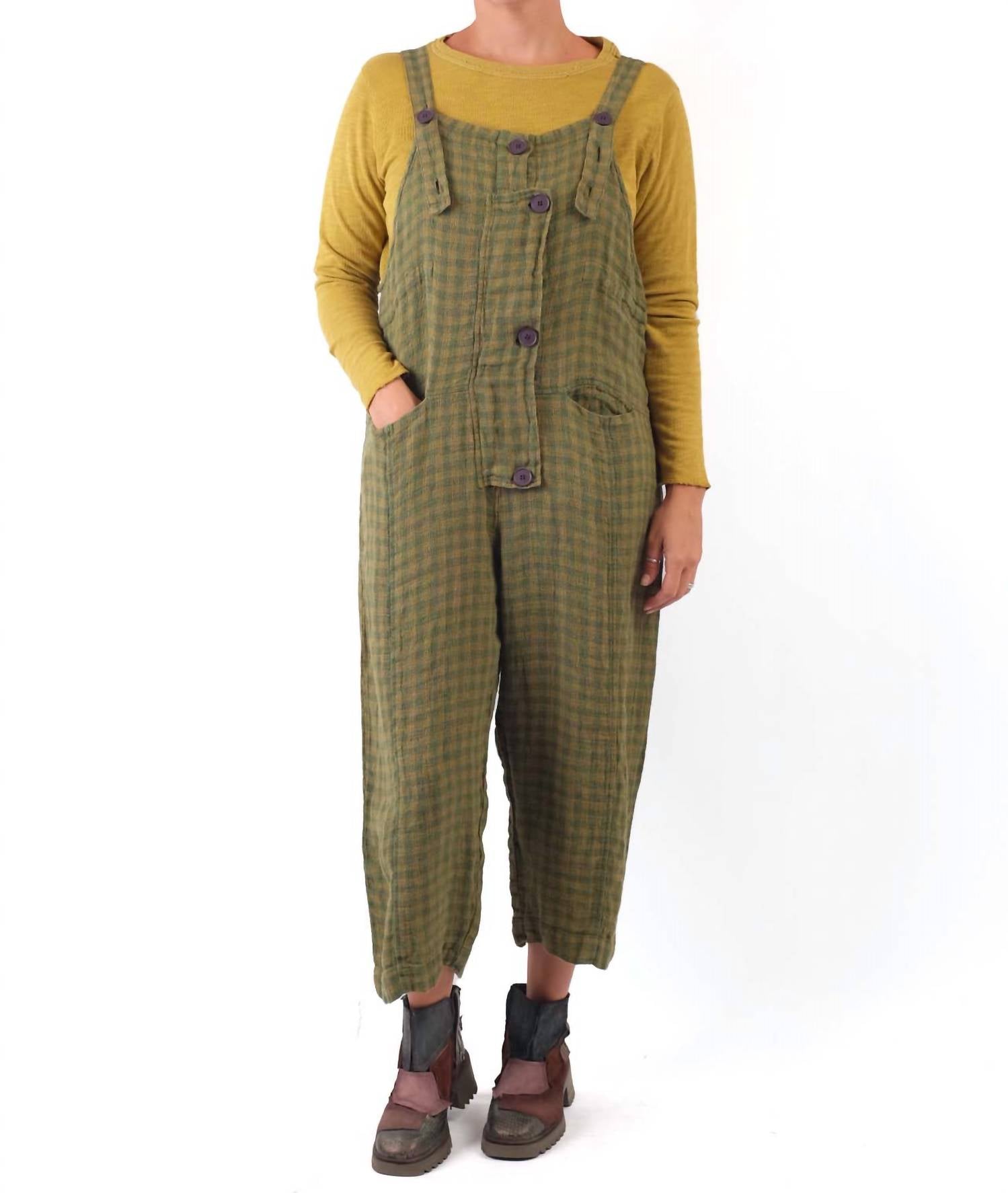 Grizas - Linen Check Overalls