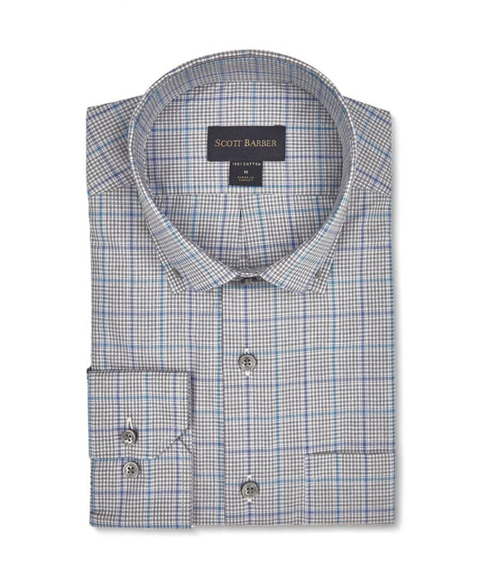 Scott Barber - Men's Organic Cotton Check Shirt