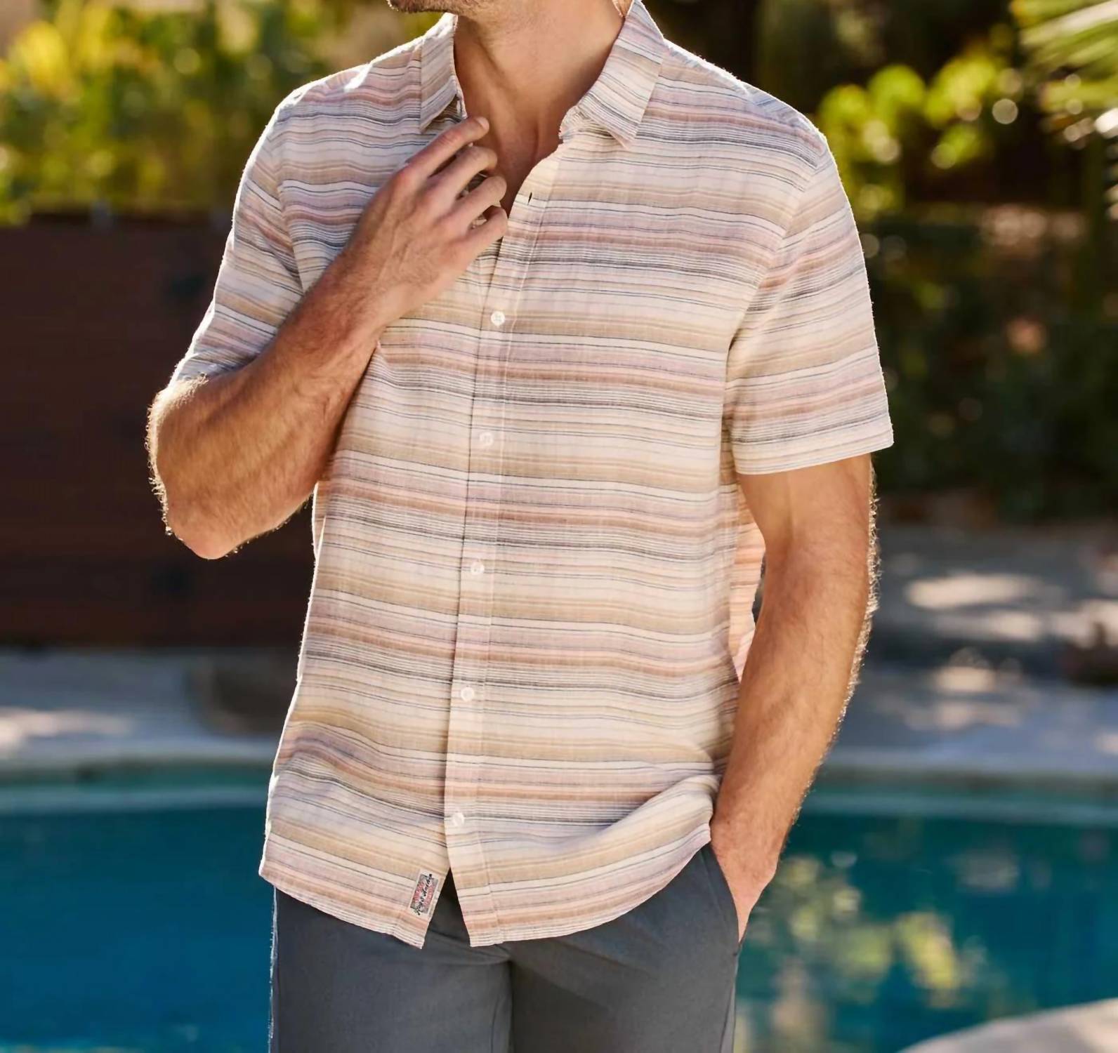 Flags & Anthem - Dorian Short Sleeve Button Down Shirt
