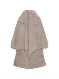 Rotate - Chiffon Ruched Top