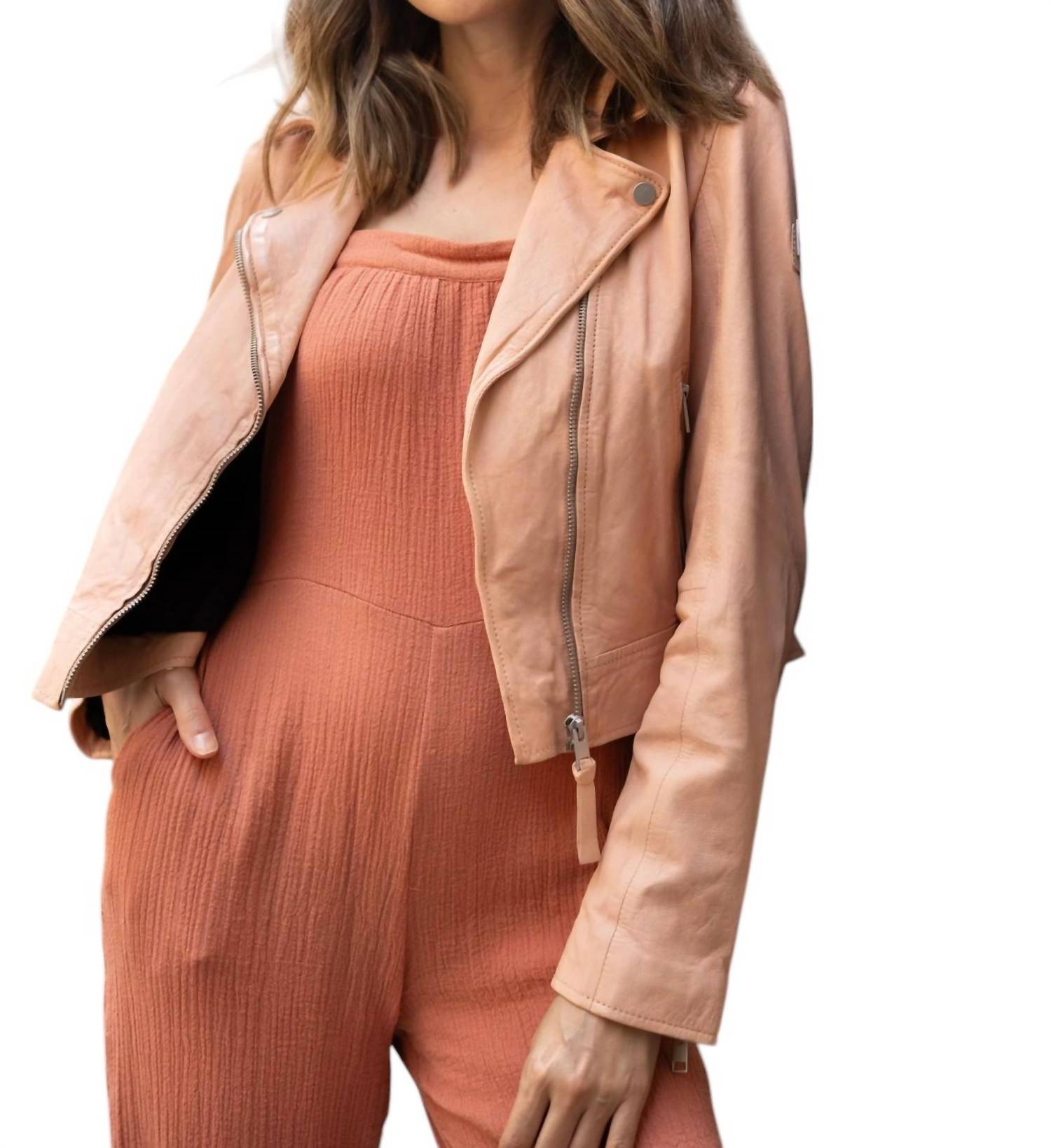 Mauritius - Julene RF Leather Jacket