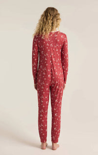 Z Supply - Women's Fa La La Silky Pointelle Onesie