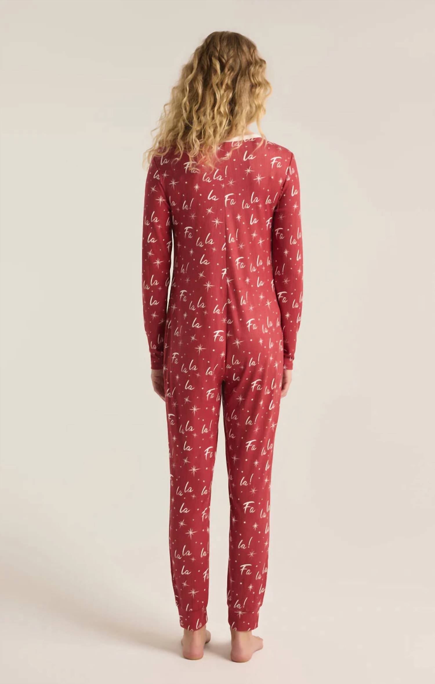 Z Supply - Women's Fa La La Silky Pointelle Onesie