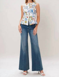 Flying Tomato - Women's Printed Woven Vest