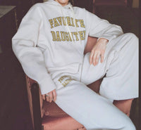 Favorite Daughter - Embroidered Wide Leg Sweatpant