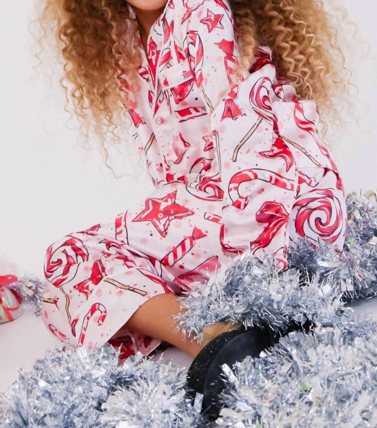 Lola + The Boys - Girl's Sweet Winter Silk Set