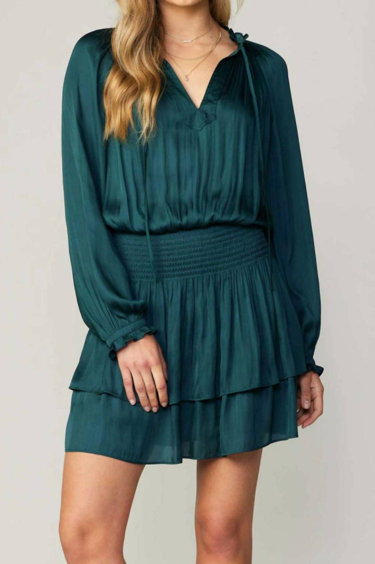 Current Air - Smocked Detail Dress