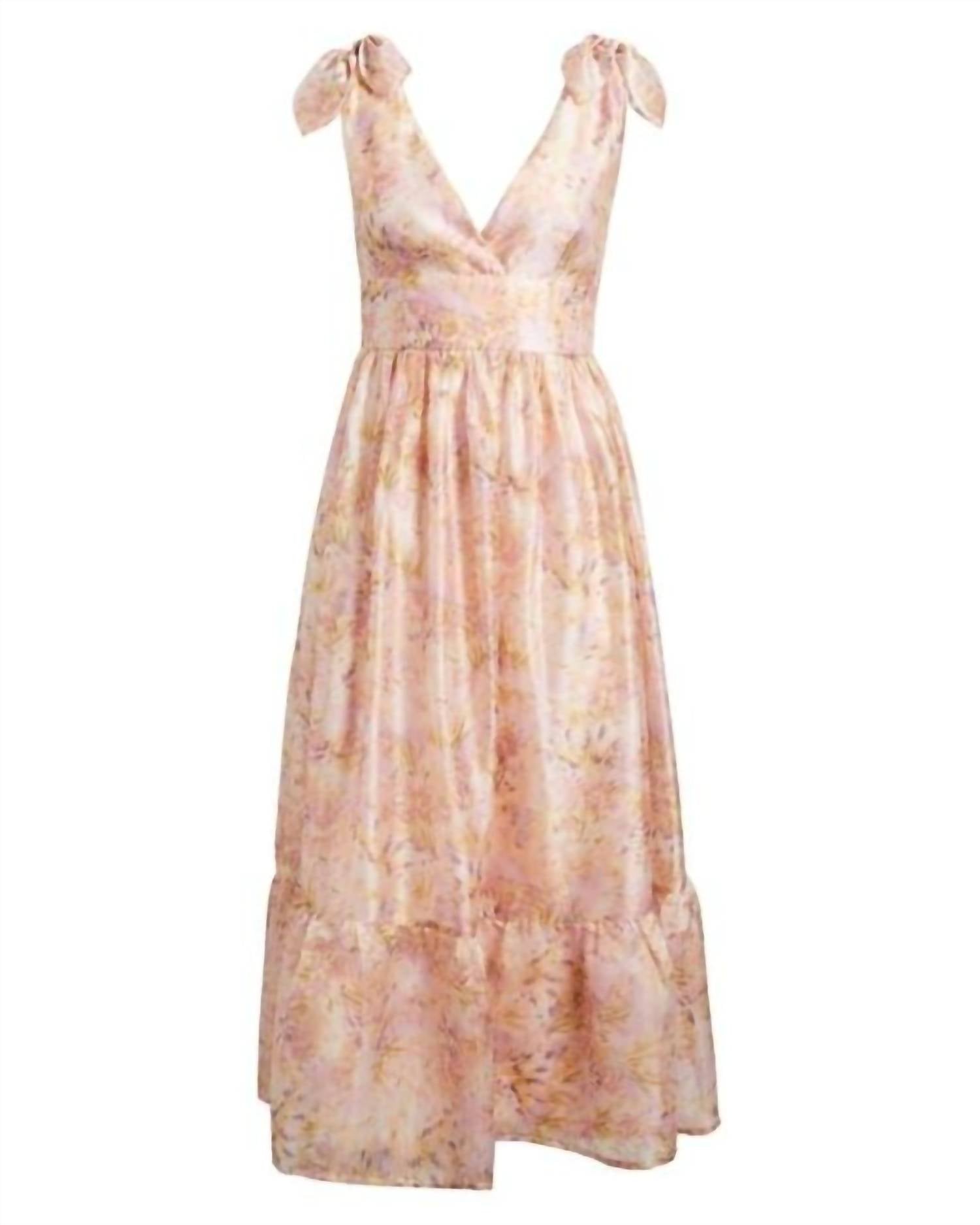 Lulus - Women's Stella Floral Midi Dress