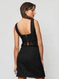Solgo Atelier - Tia Shimmering Bouclé Crop Top