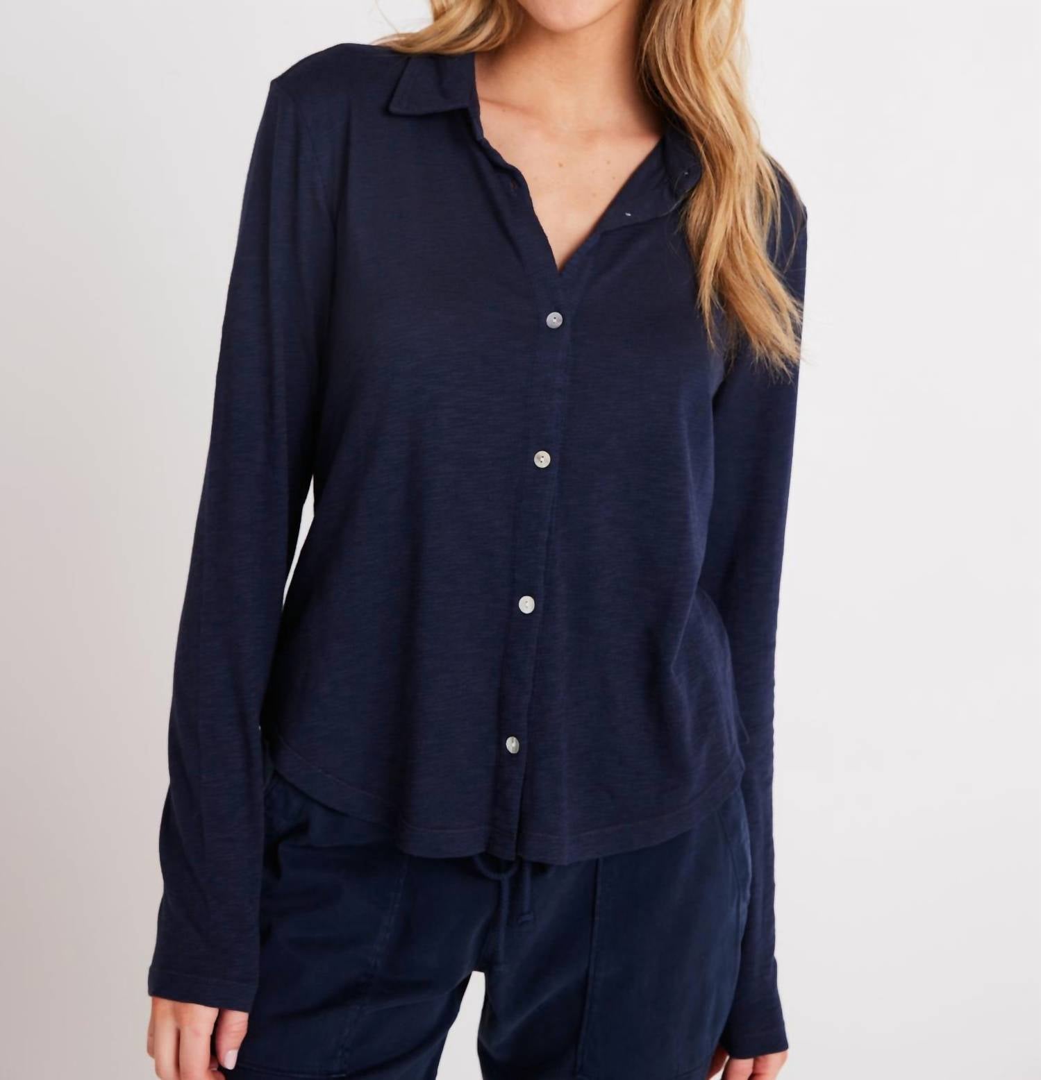 Bella Dahl - Button Up Knit Shirt