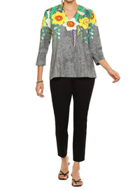 Parsley & Sage - Daffodil V-Neck Top