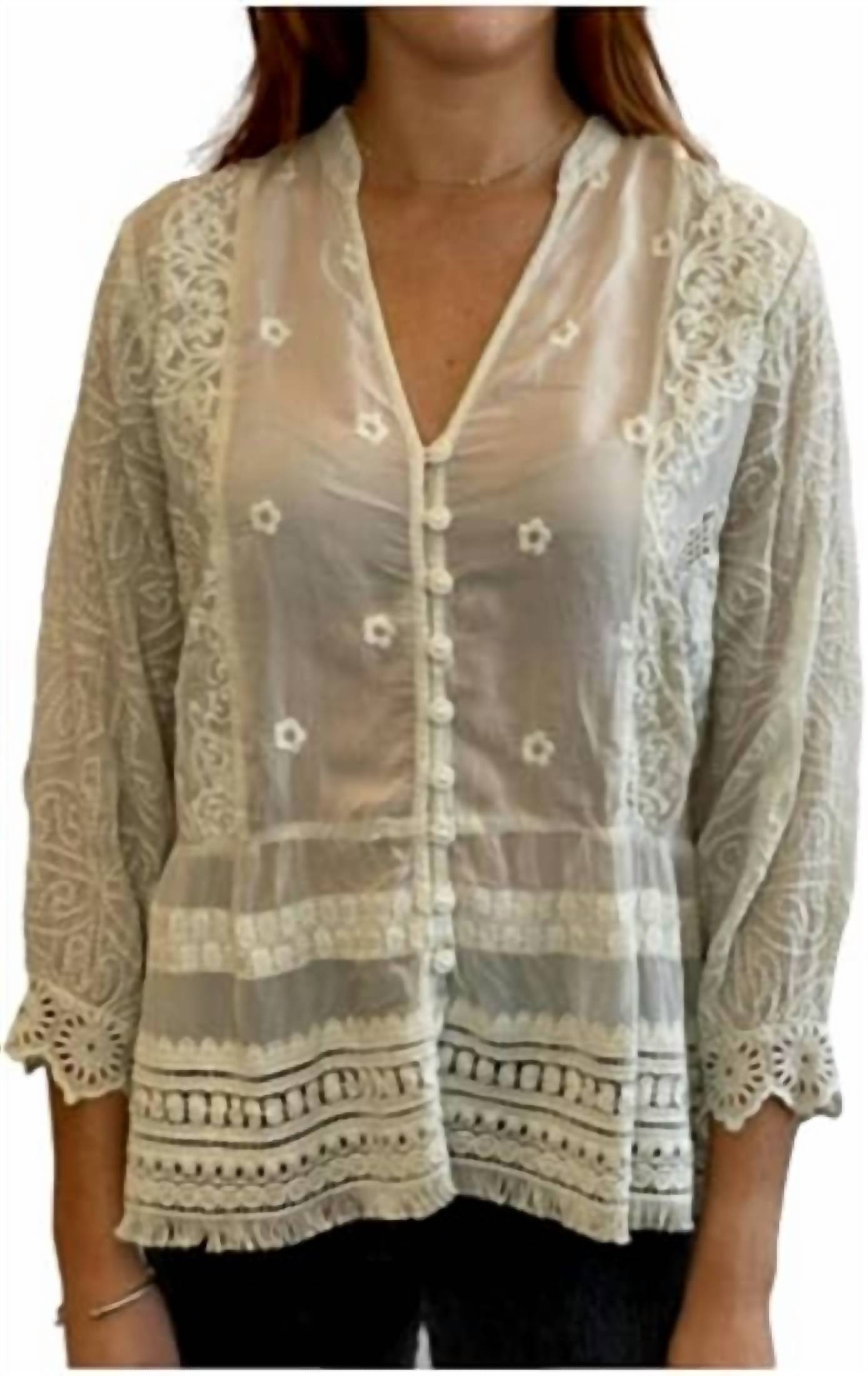 Johnny Was - Polyvore Juniper Blouse
