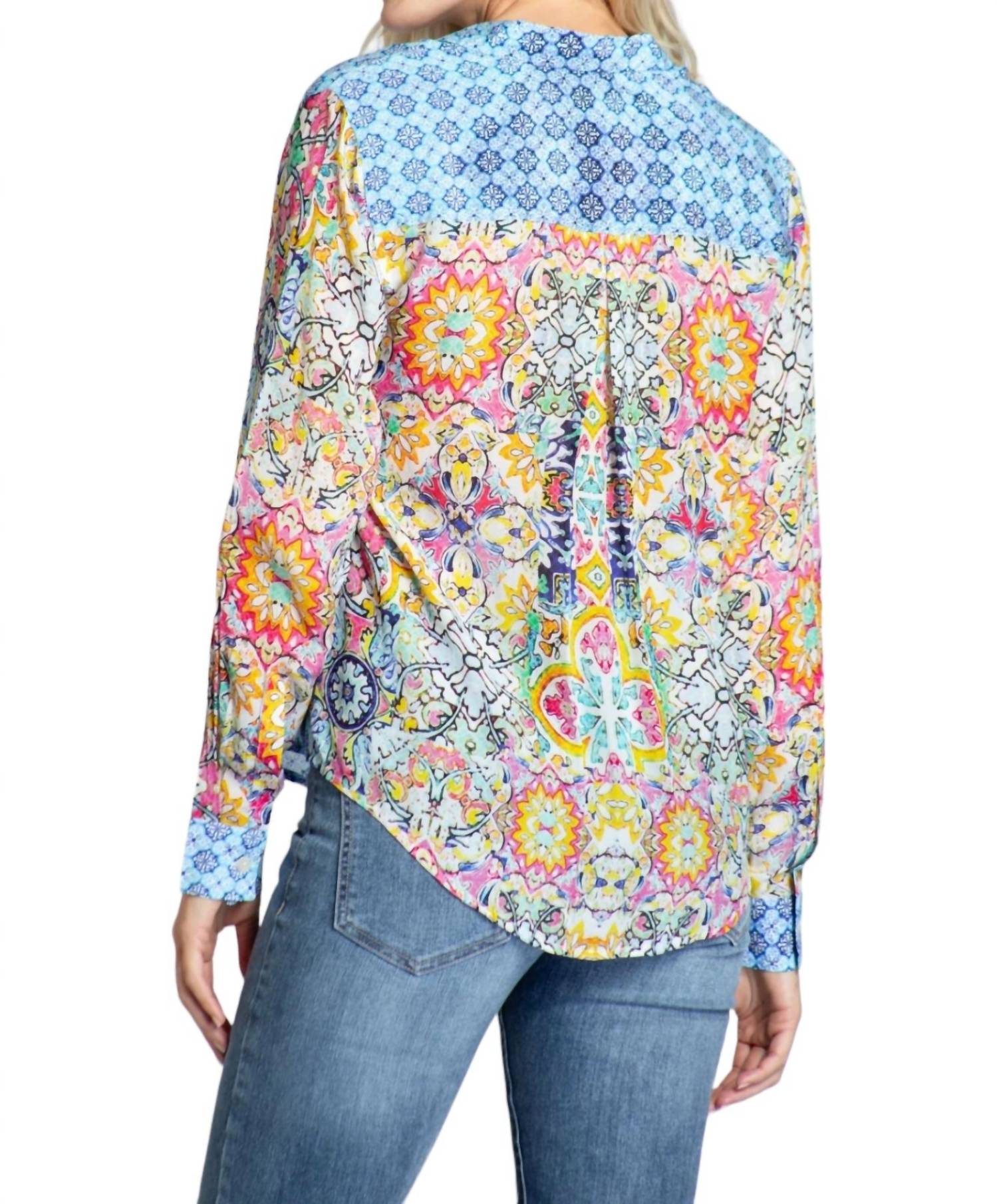 Apny - Painted Tile Shirt