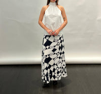 Shwetambari - Halter Neck Top With Big Bow