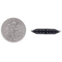 Nina Artisan Crystal Stacking Ring in silver - women's jewelry - detail view