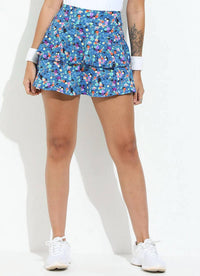 2 TIERS FLARED SKIRT