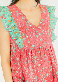 Victoria Dunn - Posey V-neck Mini Dress