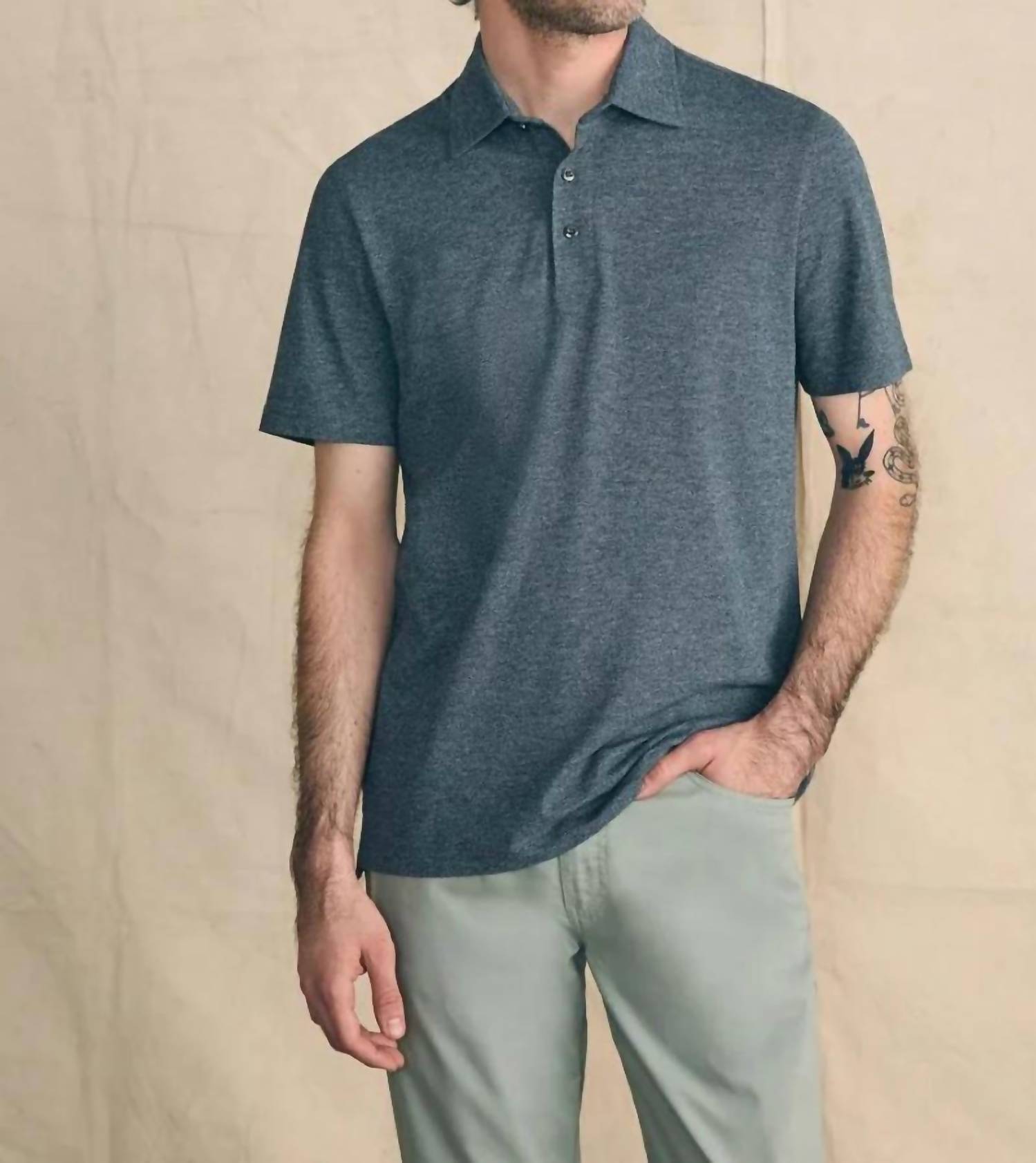 Faherty - Short Sleeves Movement Pique Polo