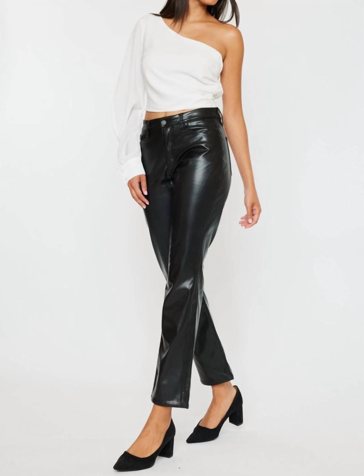 Kancan - Rudi Faux Leather Pants