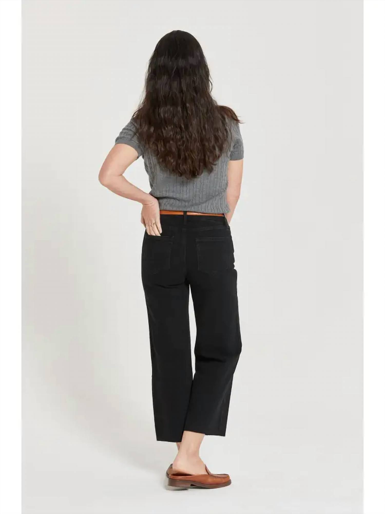 Oliver Logan - ABERDEEN ANKLE CROP HIGH RISE JEAN