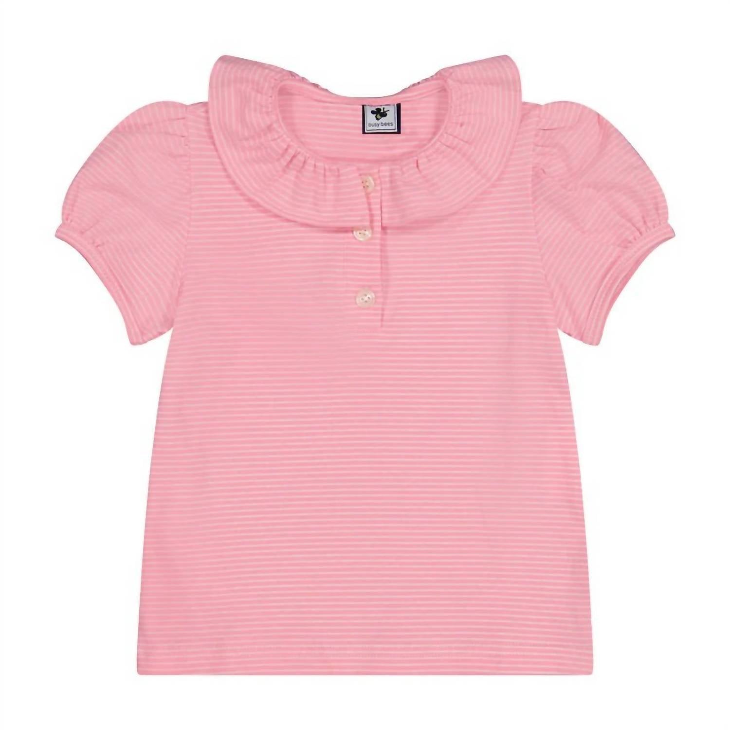 Busy Bees - Girl's Eliza Ruffle Polo