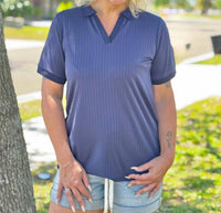 Southern Grace - Jennifer Collared Top