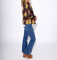 Thml - Petal Pop V-Neck Top