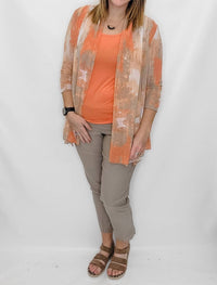 Slimsation By Multiples - Pull On Twill Ankle Pants