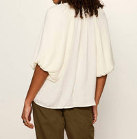 Sanctuary Plenty Of Love Bubble Blouse in collagen - women's blouse - alternate view