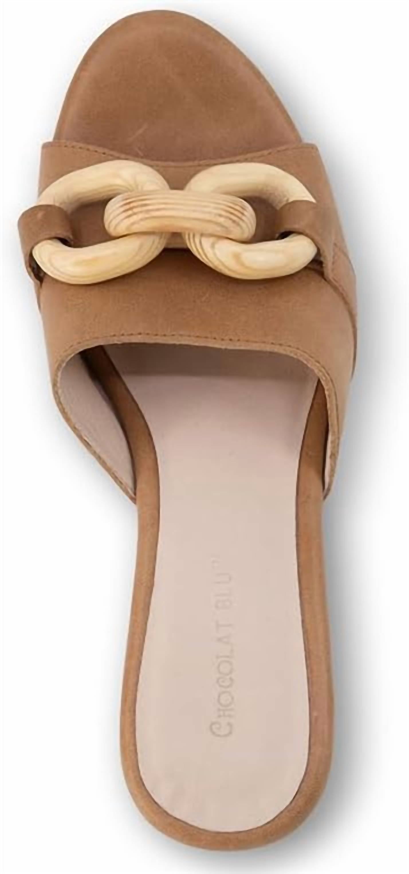 Chocolat Blu - Women's Grecia Block Heel Sandal