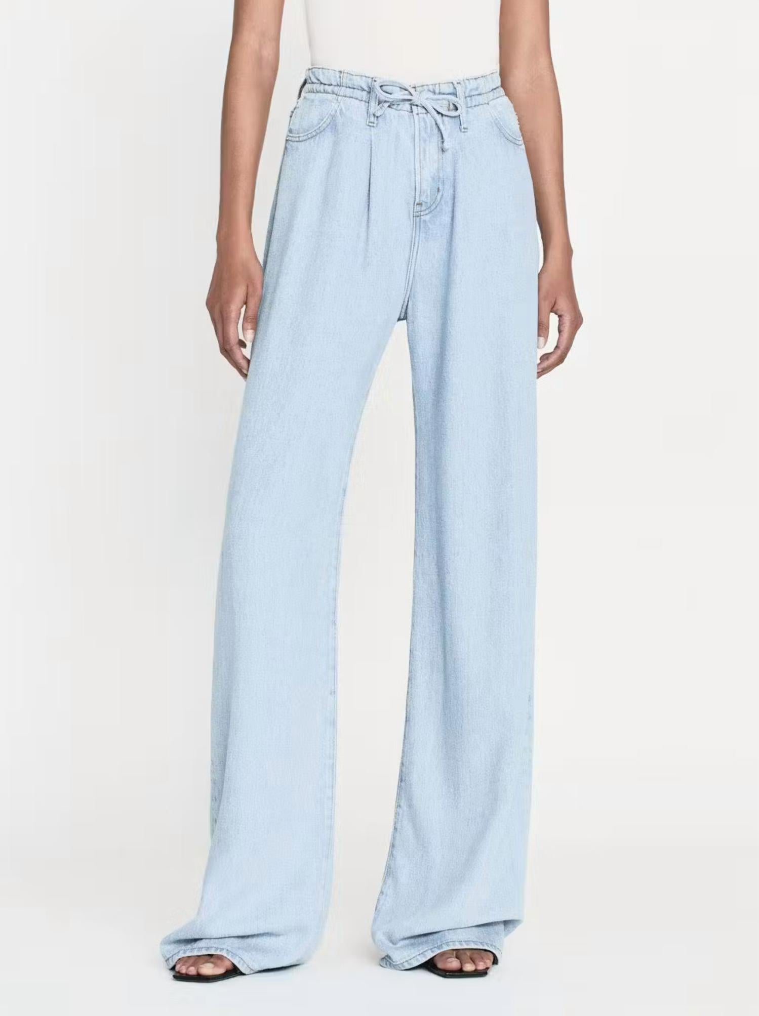 Frame - Rigid Denim High Rise Wide Jeans