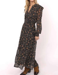 Sadie & Sage - Kathleen Tiered Long Sleeve Dress