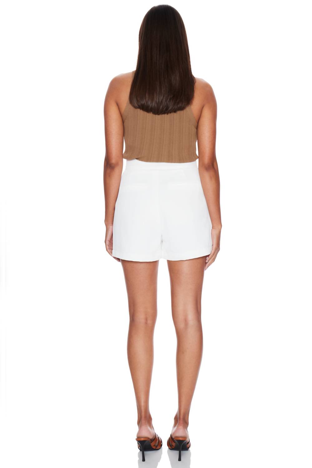 bishop + young Sorrento Shorts in white - women's shorts - alternate view