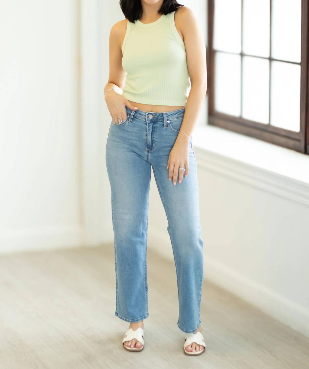 Just Black Denim - The Stretchy Straight Jean