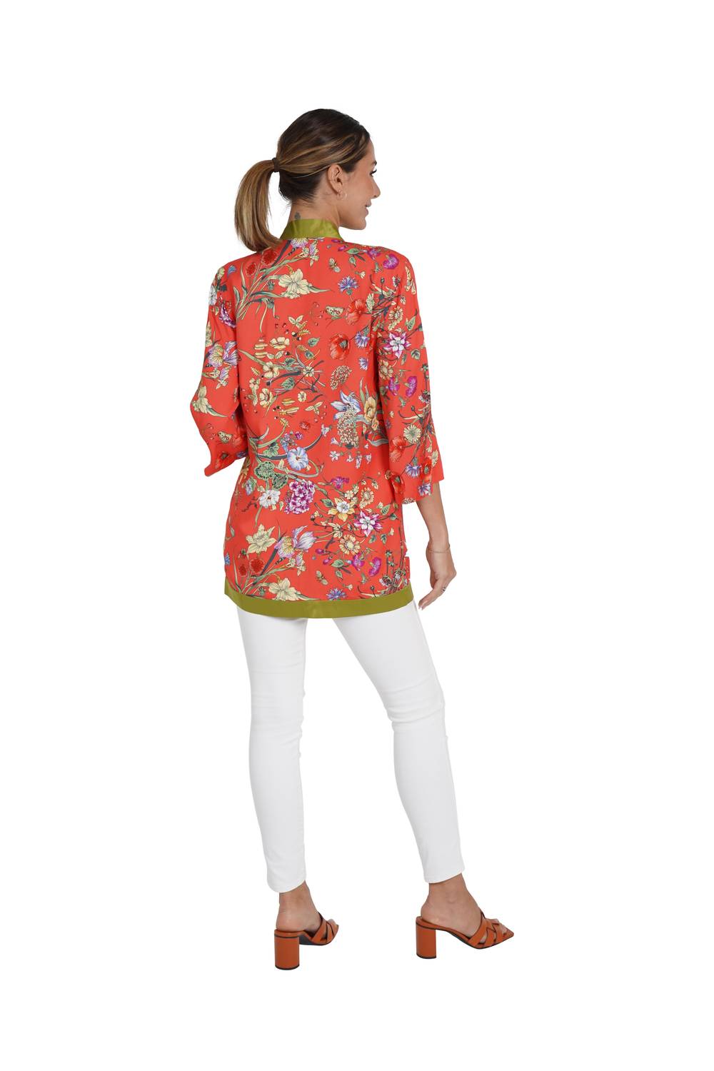 Love Token - Thomas Floral Open Front Kimono