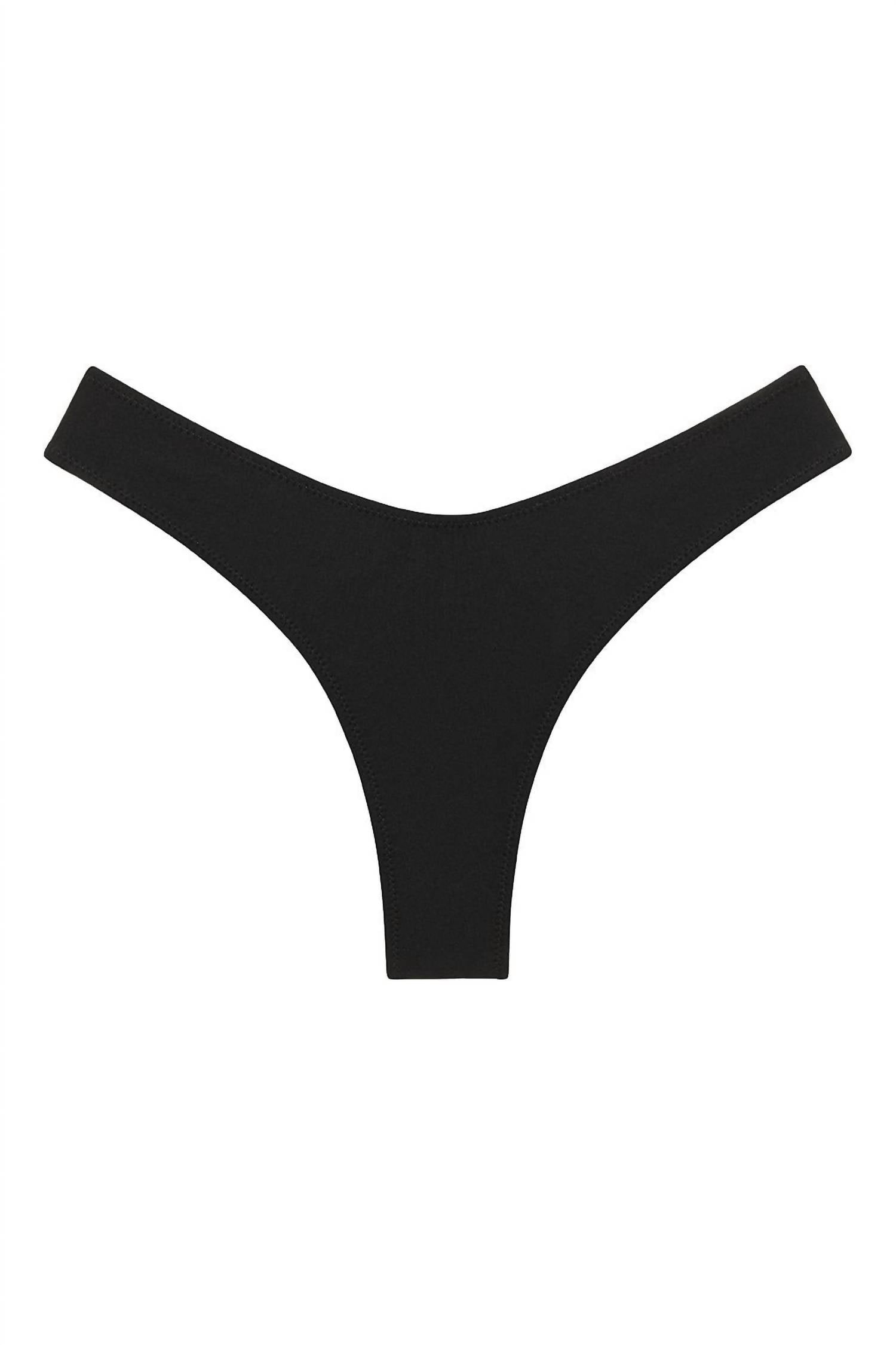 Montce - Added Coverage Lulu Zig-zag Stitch Bikini Bottom